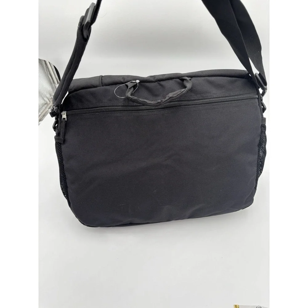 SwissGear Black Messenger Laptop Bag Shoulder Crossbody Travel Organizer Case